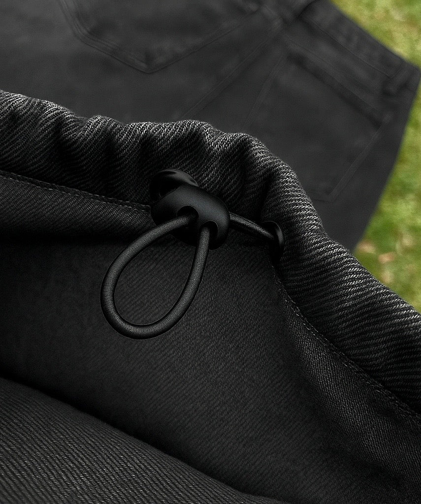 Black Riding Pants with Zip Pockets (Pre-Order)