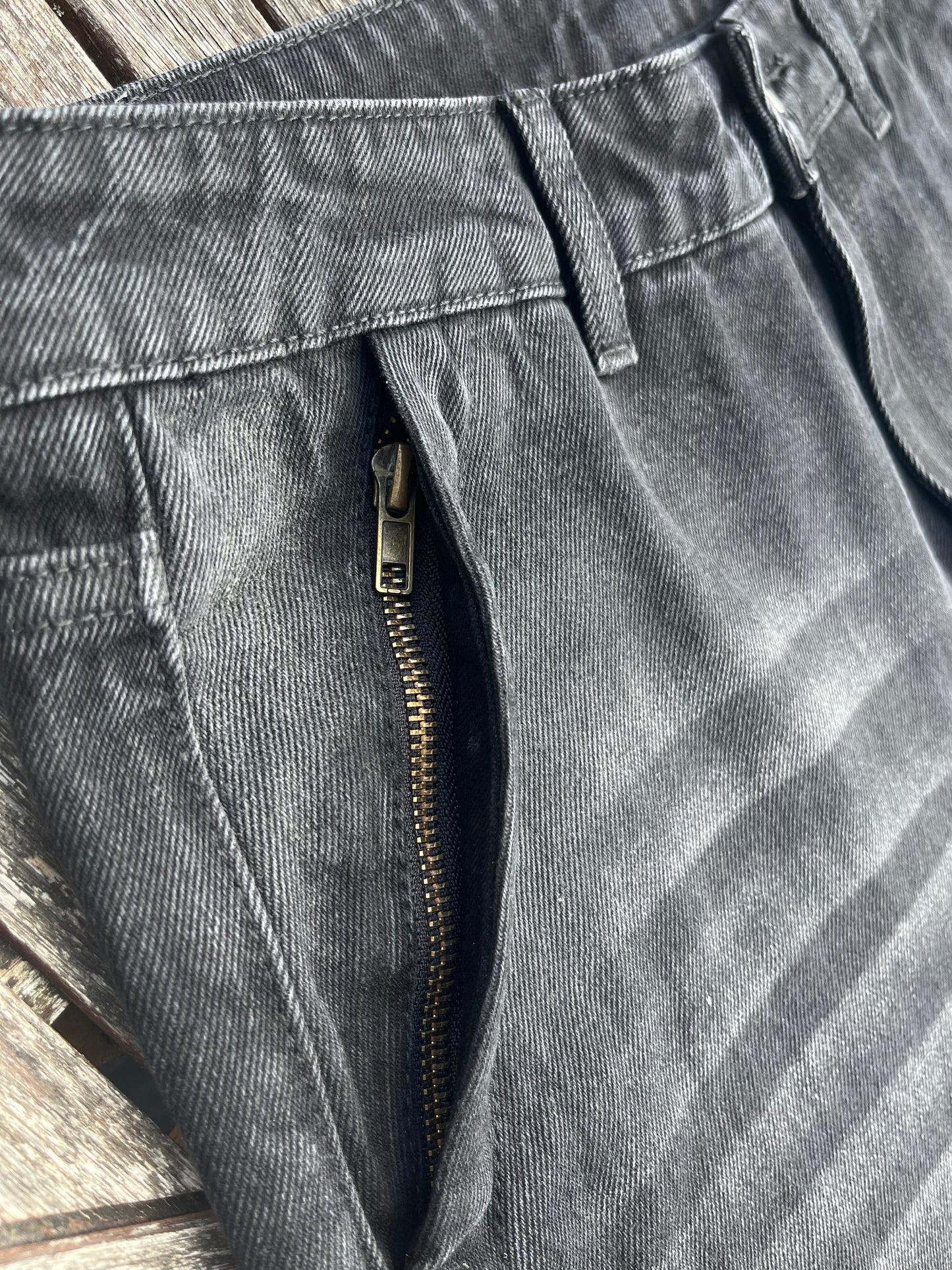 PRE ORDER - Black Riding Pants with Zip Pockets