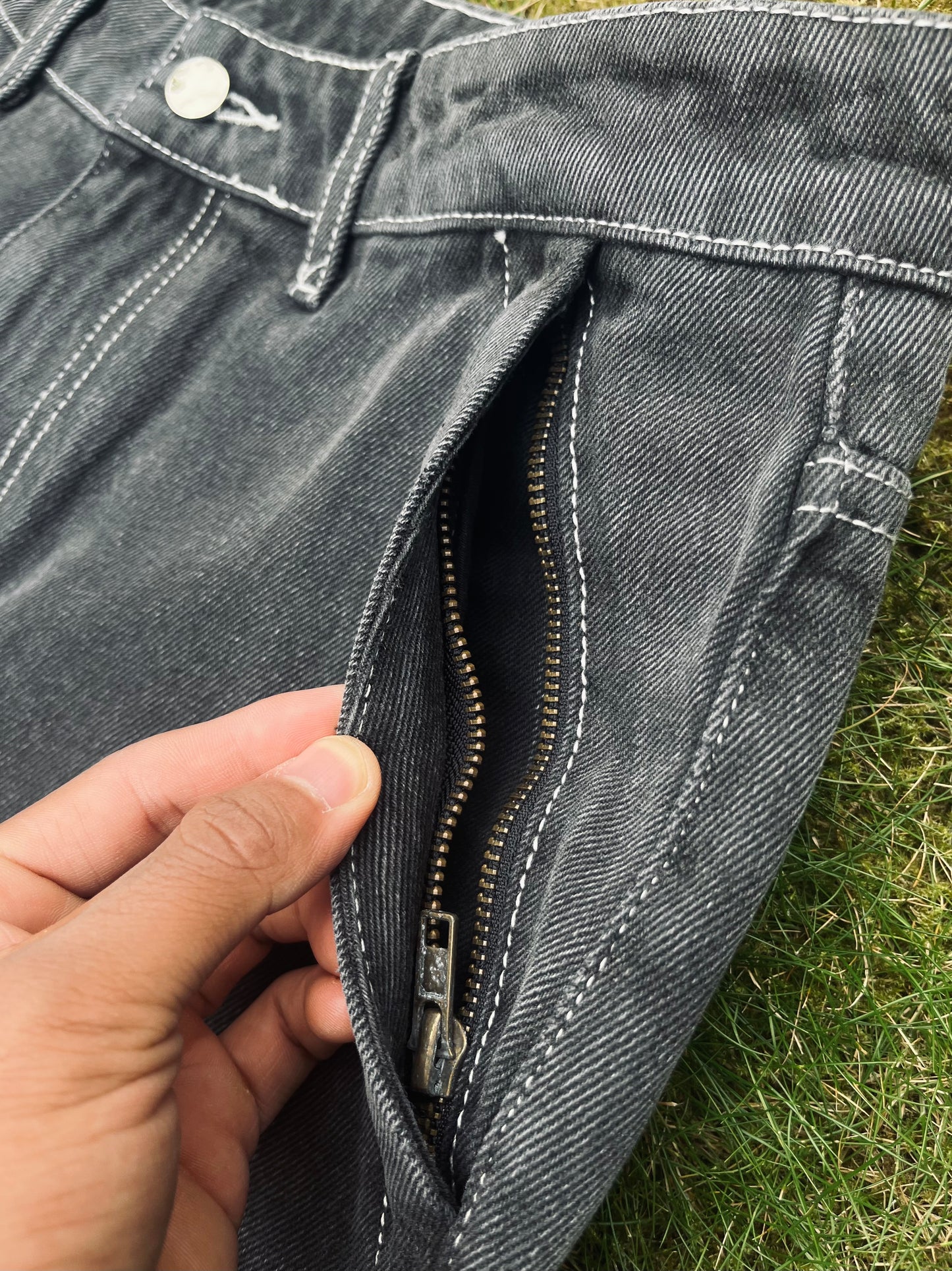 Jorts with ZIP POCKETS