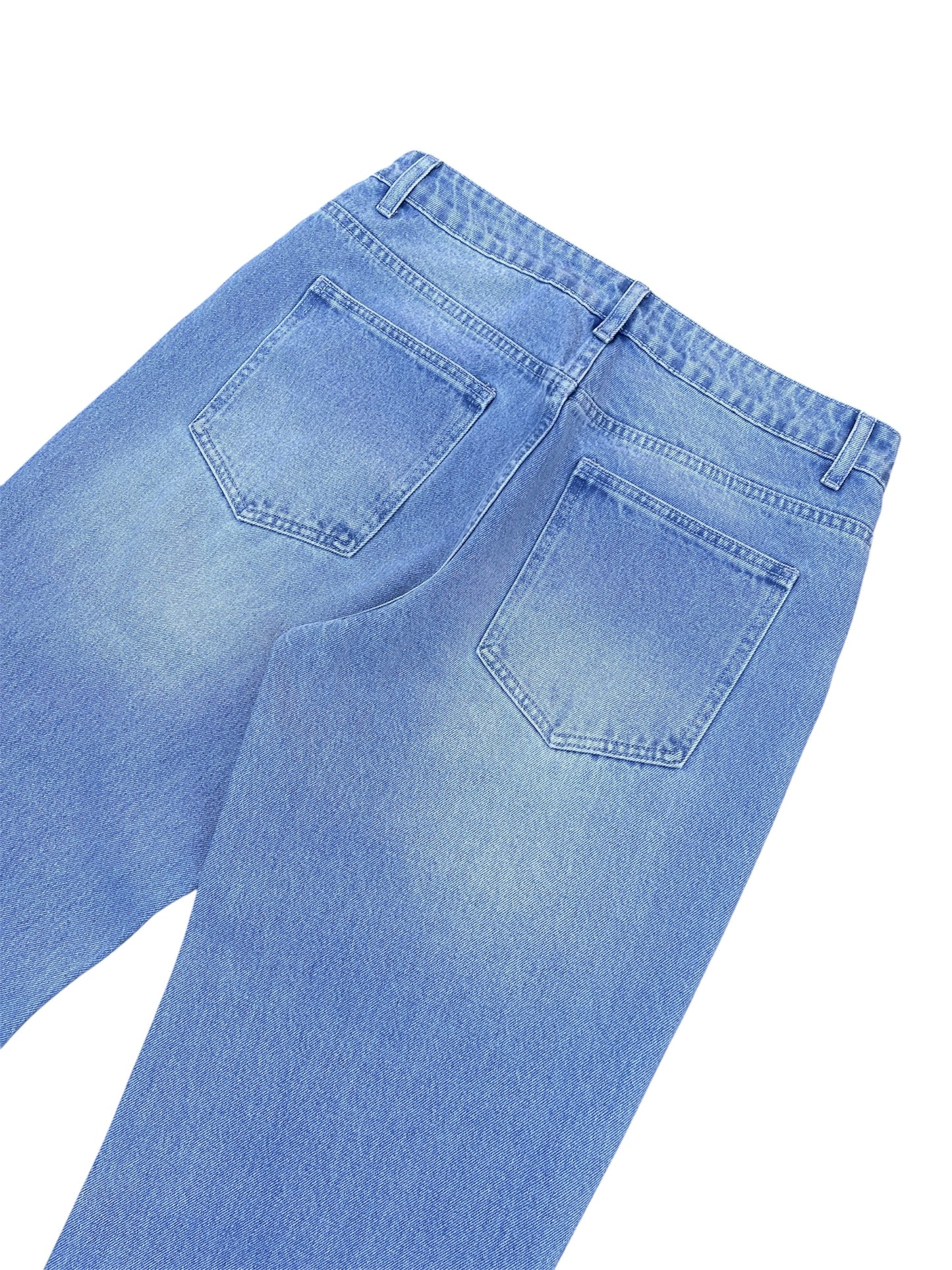 Blue Riding Pants with Zip Pockets (Pre-Order)
