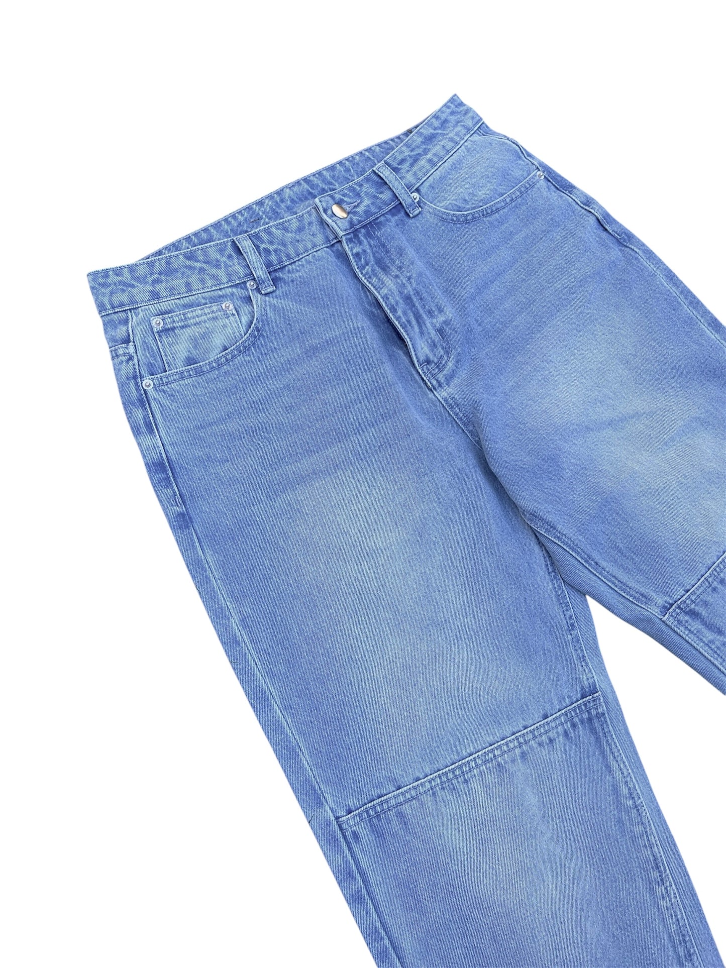 Blue Riding Pants with Zip Pockets (Pre-Order)