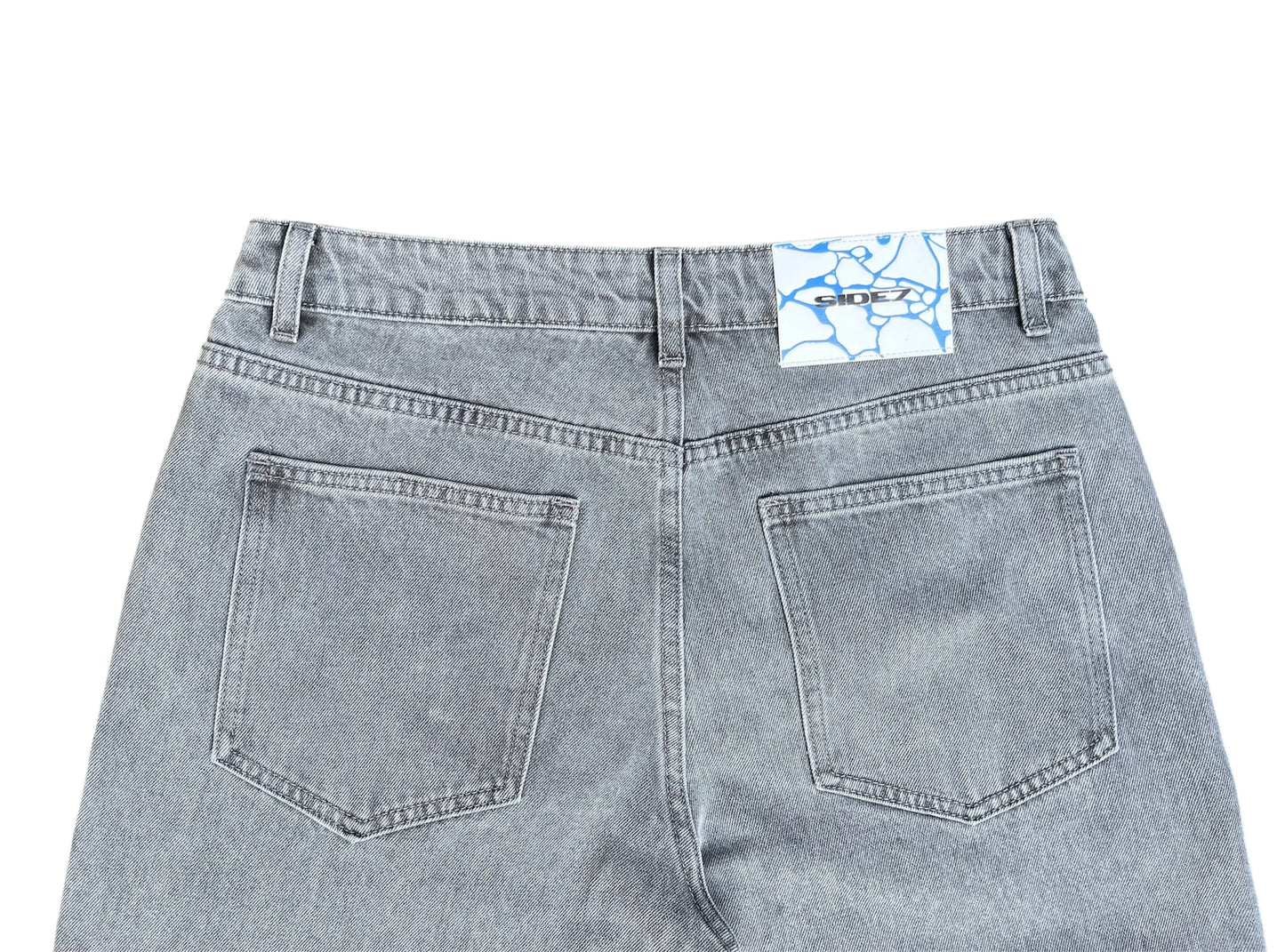 Gray Riding Pants with Zip Pockets