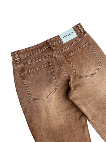 Brown riding pants with Zip Pockets