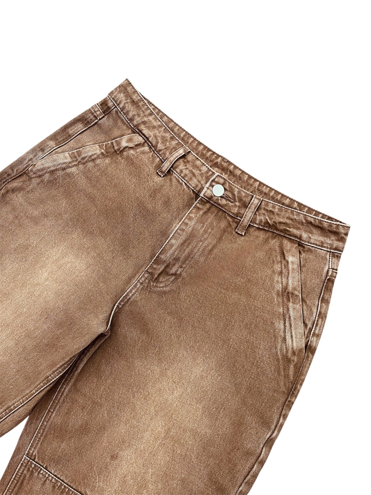 Brown riding pants with Zip Pockets